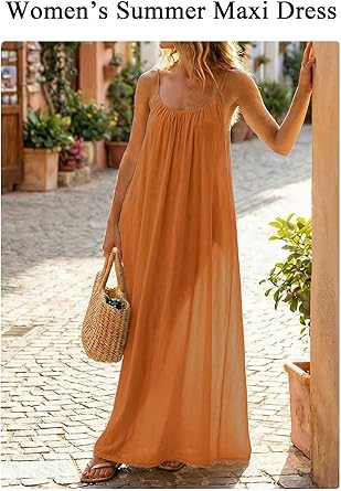 Robe longue été maxi fluide