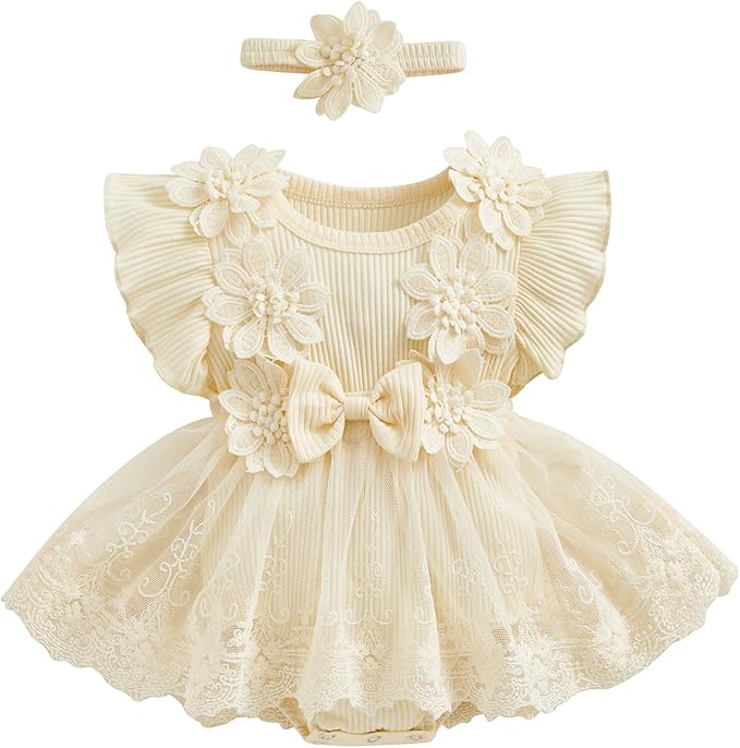 Robe Nouveau Né Bébé Fille