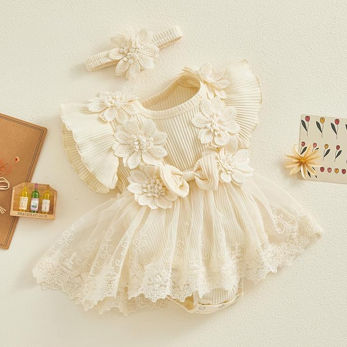 Robe Nouveau Né Bébé Fille