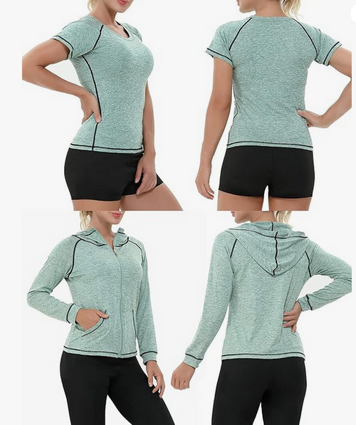 Ensemble de 5 pièces pour femme - Tenue de sport