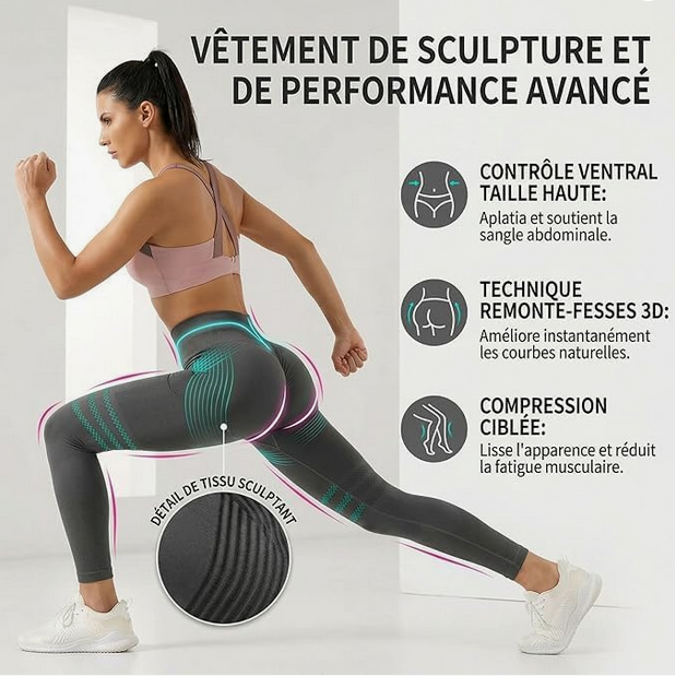 Leggings Anti Cellulite 3D Femme Original
