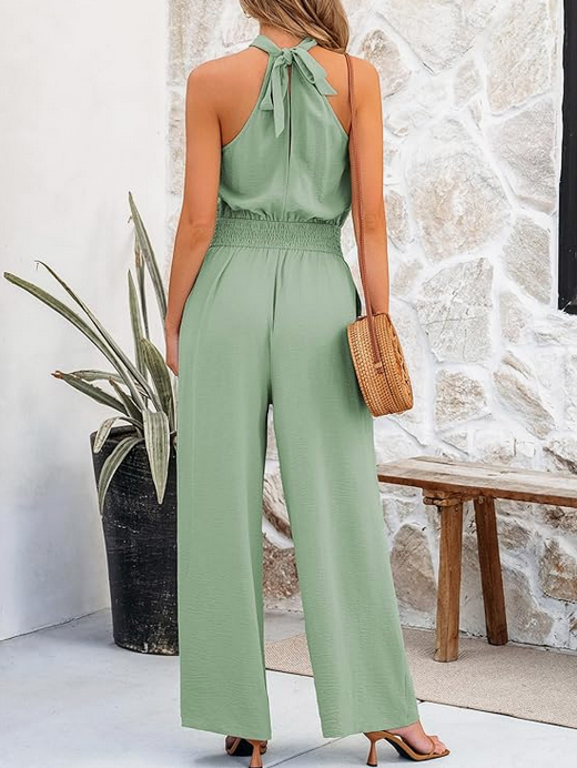 Combinaison d'été pour femme - Col croisé