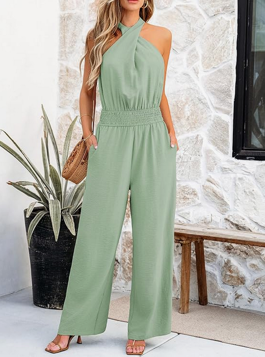 Combinaison d'été pour femme - Col croisé