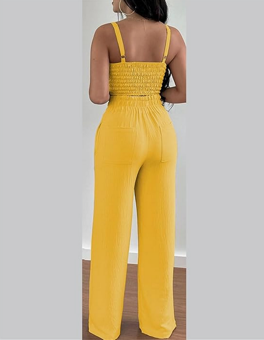 Débardeur Court Décontracté Deux Pièces