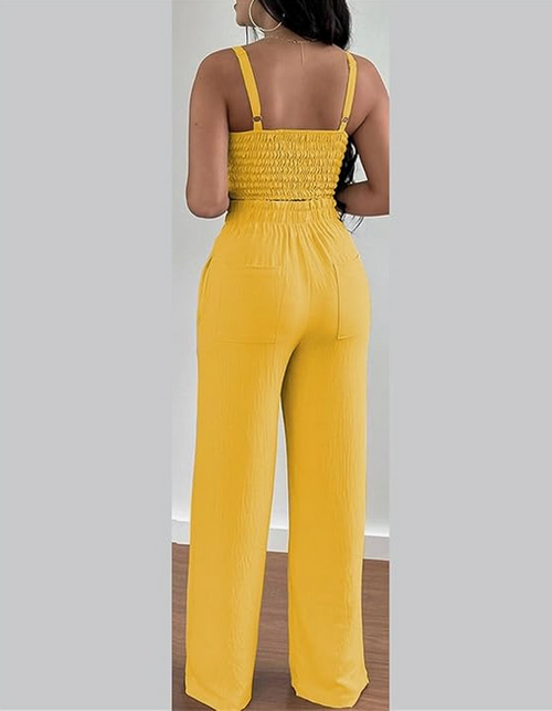 Débardeur Court Décontracté Deux Pièces