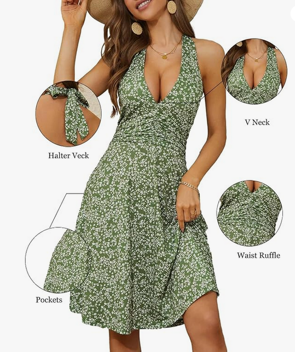 Robes d'été Col en V