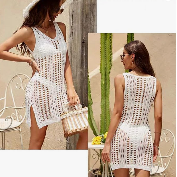 Robe de Plage Femme Ete Crochet