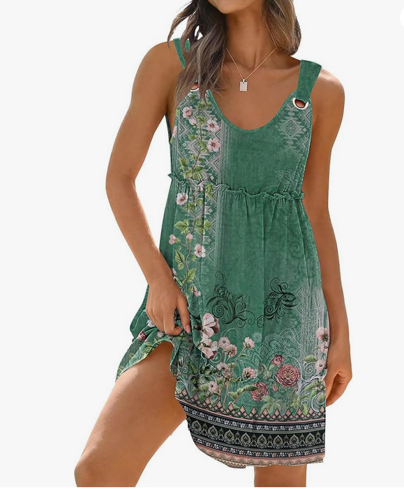 Robe Décontractée Femme Été Col en V