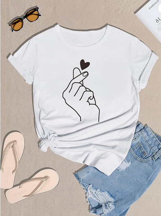 T Shirt Blanc Chic