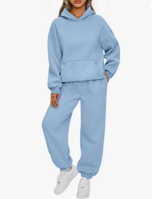 Sweats à Capuche et Pantalon Décontracté