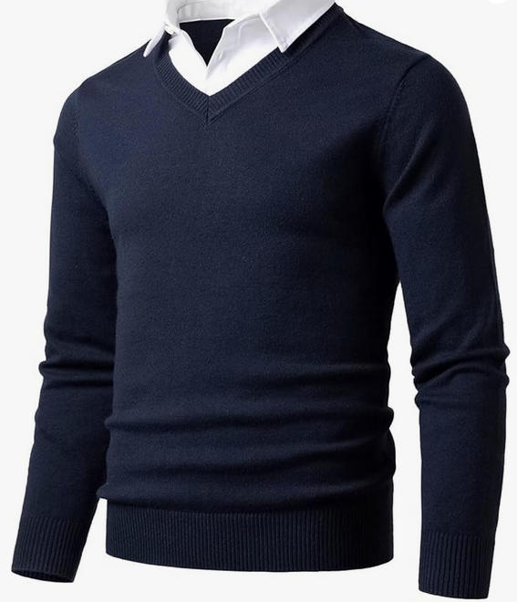 Pull en Maille Fine Homme V
