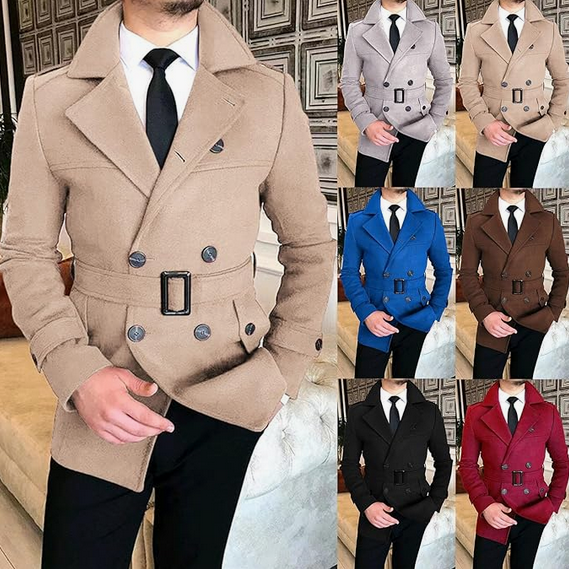 Manteau long en laine