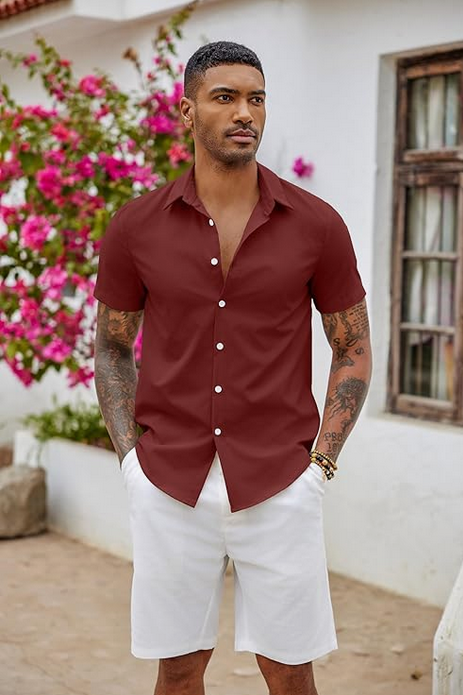 Chemise à Manches Courtes