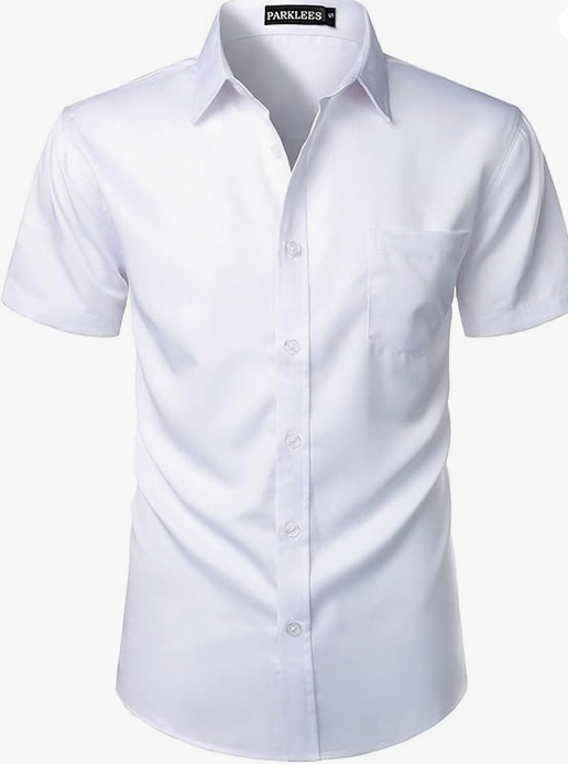 Chemise boutonnée à manches courtes