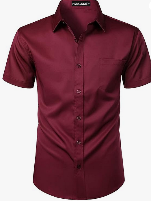 Chemise boutonnée à manches courtes
