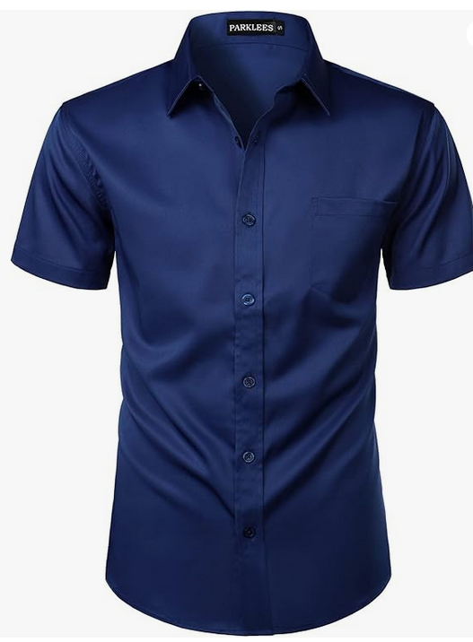 Chemise boutonnée à manches courtes