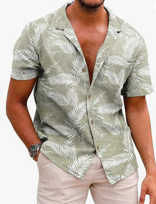 Chemise en Lin  pour Les Loisirs et l'été