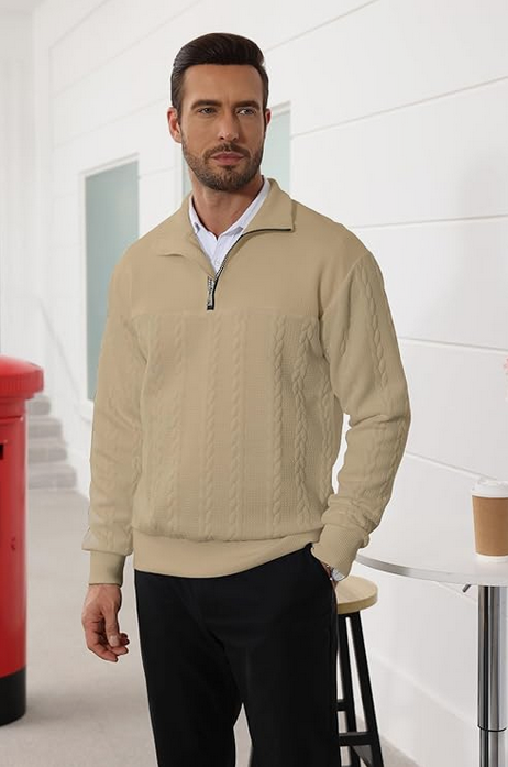 Pulls Homme Zip Pullover