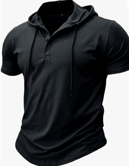 Manches Courtes Hoodie