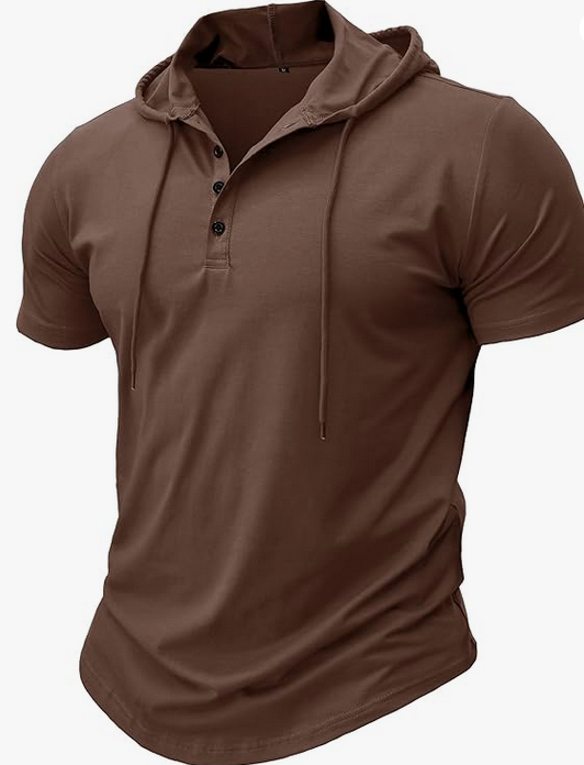 Manches Courtes Hoodie