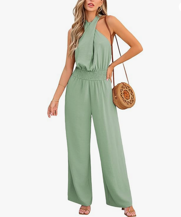 Combinaison d'été pour femme - Col croisé