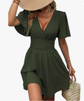 Mini Robe Femme Manches Longues