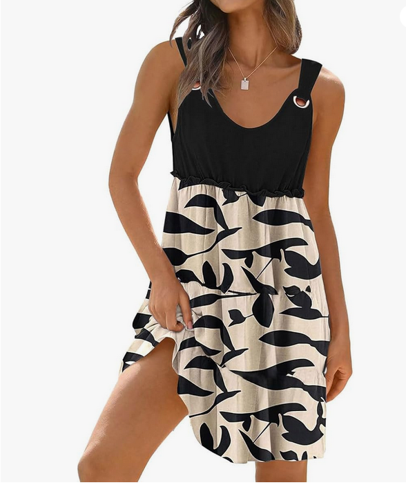 Robe Décontractée Femme Été Col en V