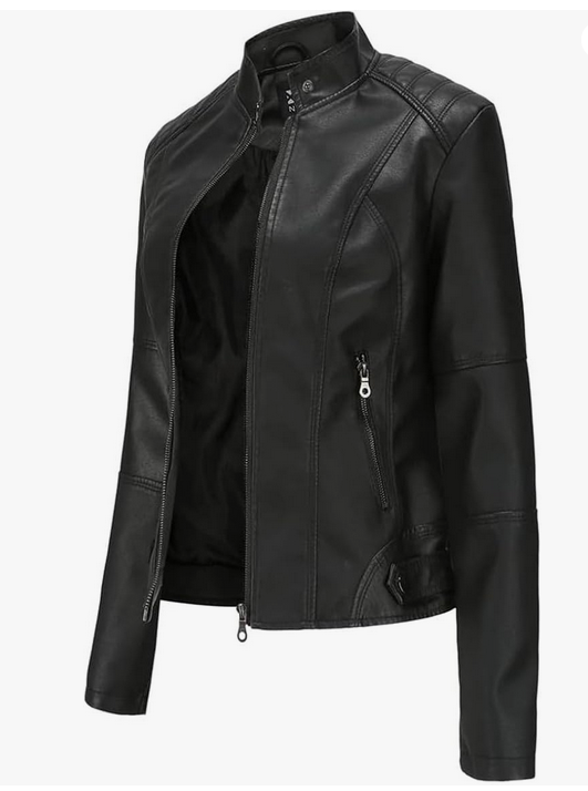 Veste Simili Cuir Femme