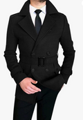 Manteau long en laine