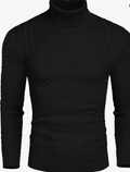 Pull col Rouler Homme Pull Hiver en Tricote
