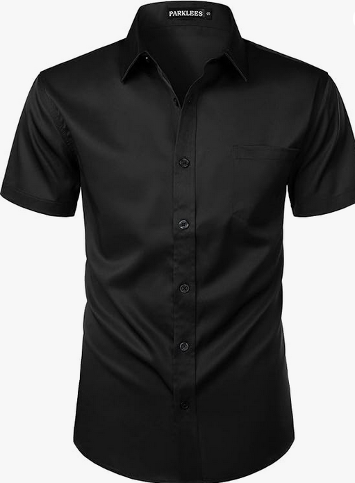 Chemise boutonnée à manches courtes