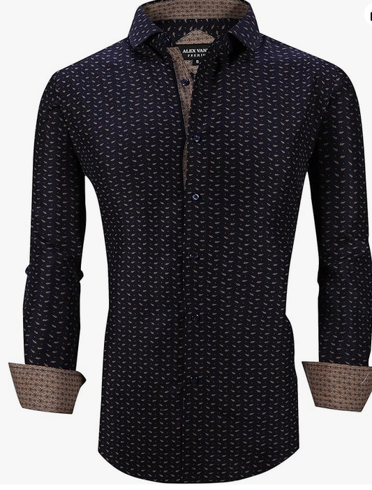 Chemise Imprimée à Manches Longues