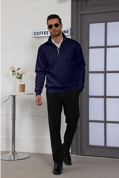 Pulls Homme Zip Pullover