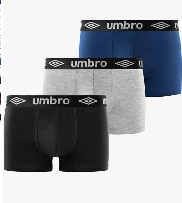 Lot de 3 Boxers Homme Umbro