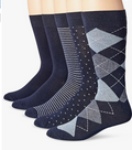 Lot de 5 Chaussettes Habillées Confortables À Motifs 41-45