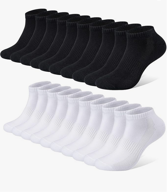 Lot de 10 chaussettes basses 39-42